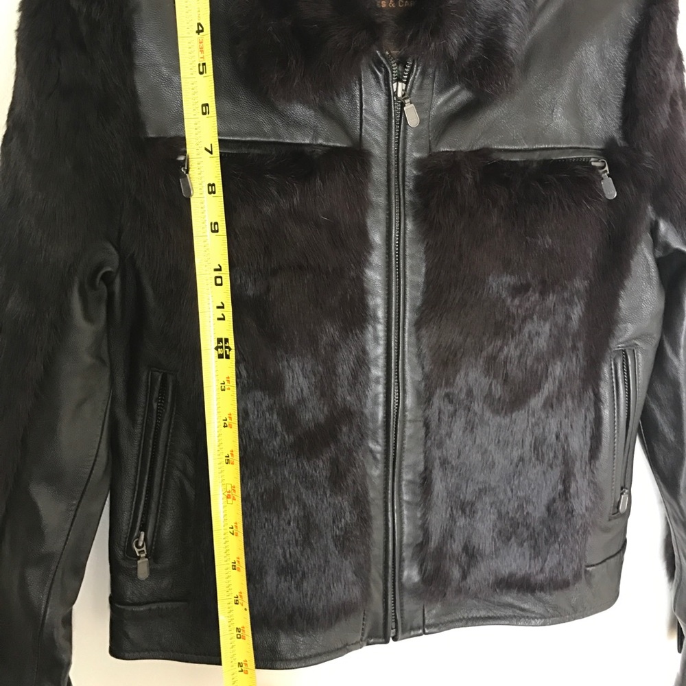 Knoles & carter woman leather jacket size s nwot - Picture 4 of 8